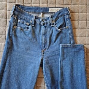 Rag & Bone Women's Nina High Rise Ankle Cigarette Jeans Size 25 Inseam 27